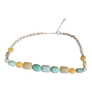 Ann Taylor Loft Gemstone Color-block Necklacece